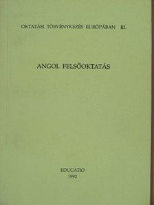 Angol felsőoktatás [antikvár]