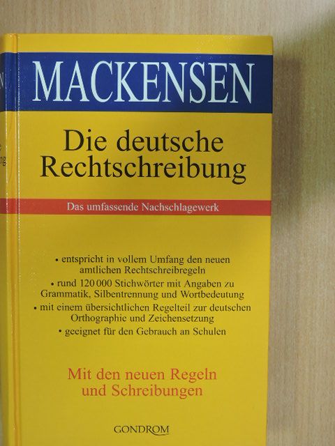 Die deutsche Rechtschreibung [antikvár]