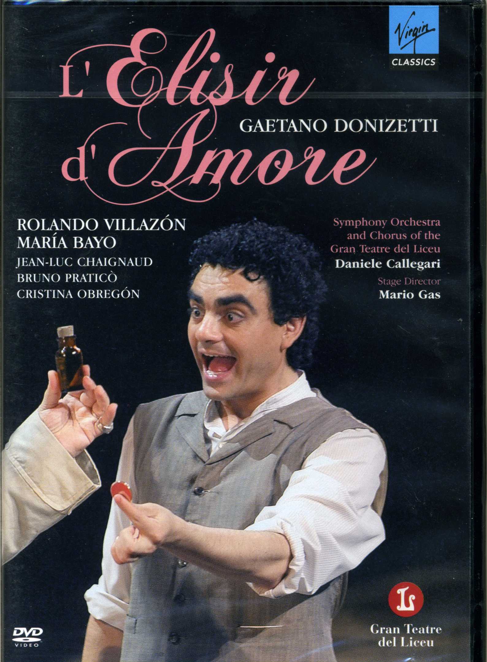 DONIZETTI - L`ELISIR D`AMORE DVD VILLAZÓN, BAYO