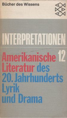 Gerhard Hoffmann - Amerikanische Literatur des 20. Jahrhunderts [antikvár]