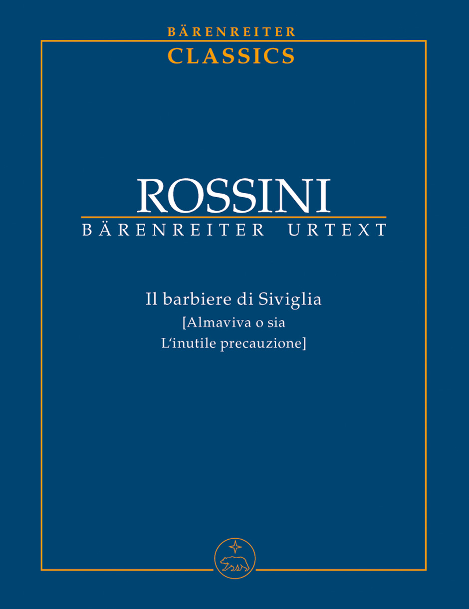 ROSSINI - IL BARBIERE DI SIVIGLIA STUDIENPARTITUR URTEXT (PATRICIA B. BRAUNER)