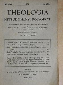 Bendefy László - Theologia 1939/2. [antikvár]