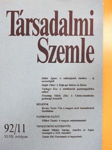 Almási Miklós - Társadalmi Szemle 1992. november [antikvár]