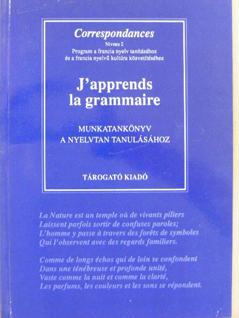 Berényi Pálné - J'apprends la grammaire [antikvár]