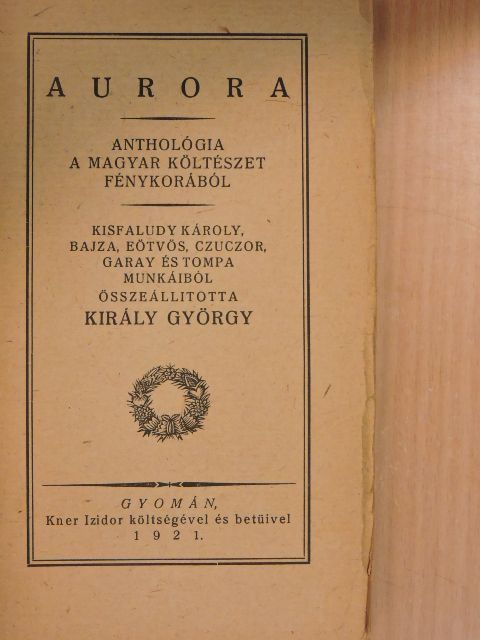 Bajza József - Aurora [antikvár]