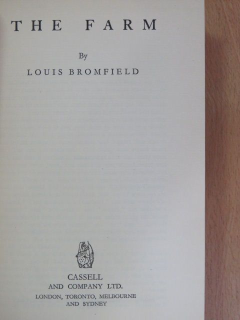 Louis Bromfield - The Farm [antikvár]