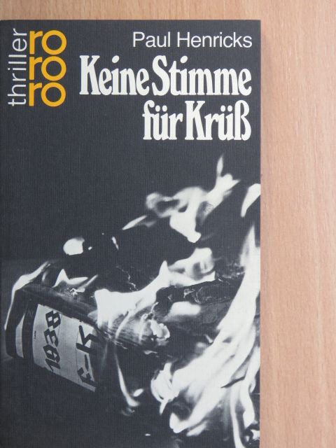 Paul Henricks - Keine Stimme für Krüß [antikvár]
