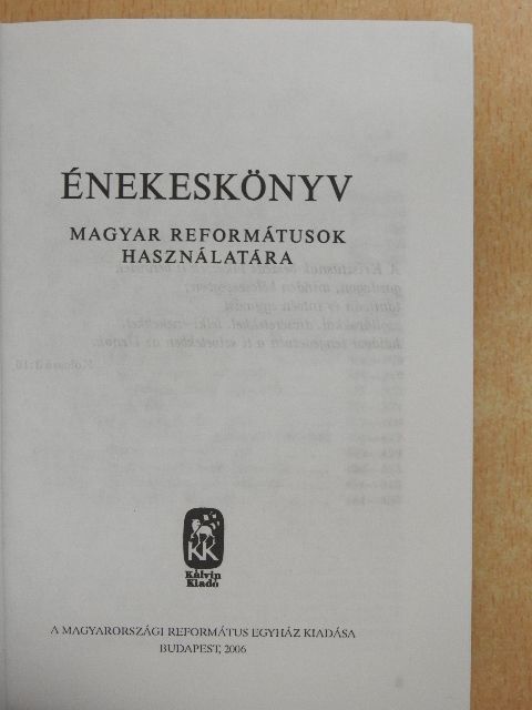 Énekeskönyv [antikvár]