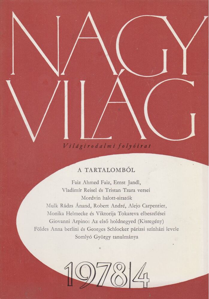 KÉRY LÁSZLÓ - Nagyvilág 1978/4 [antikvár]