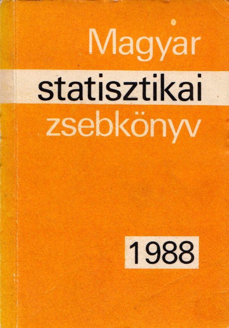 Magyar statisztikai zsebkönyv 1988 [antikvár]
