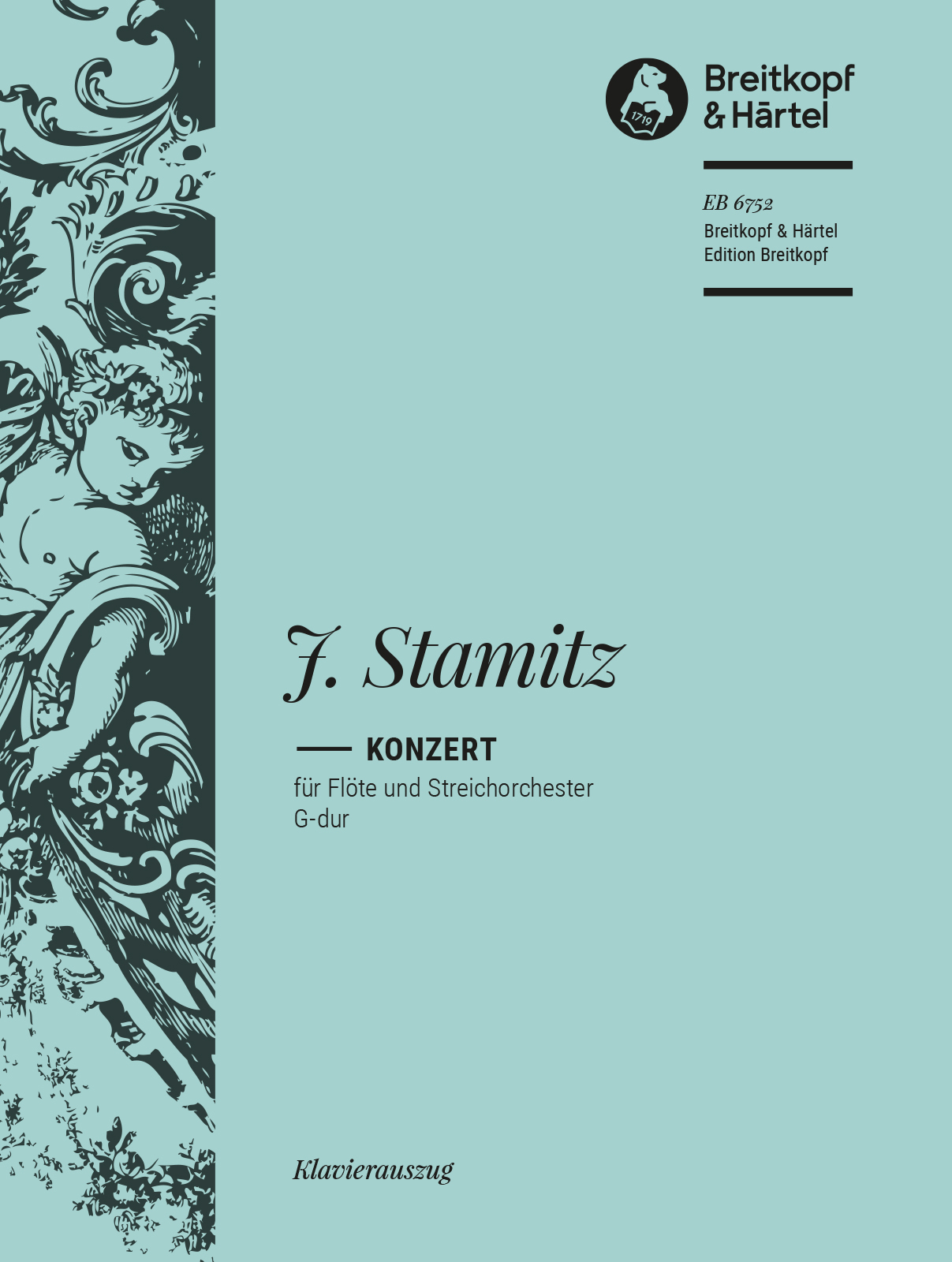 STAMITZ, J. - KONZERT FÜR FLÖTE UND STREICHORCHESTER G-DUR KLAVIERAUSZUG (W.LEBERMANN)