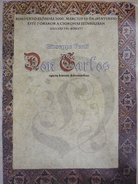 C. du Locle - Giuseppe Verdi: Don Carlos [antikvár]