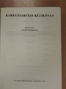 Gede Miklós - Karbantartási kézikönyv [antikvár]