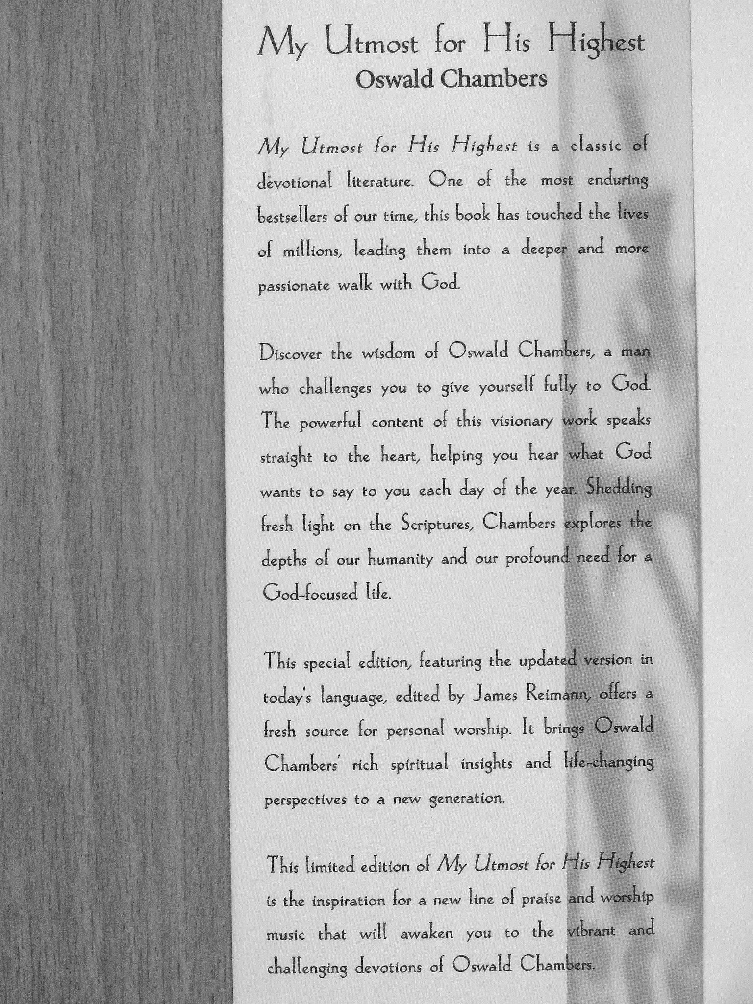 Oswald Chambers - My Utmost for His Highest [antikvár]