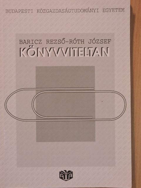 Dr. Baricz Rezső - Könyvviteltan [antikvár]