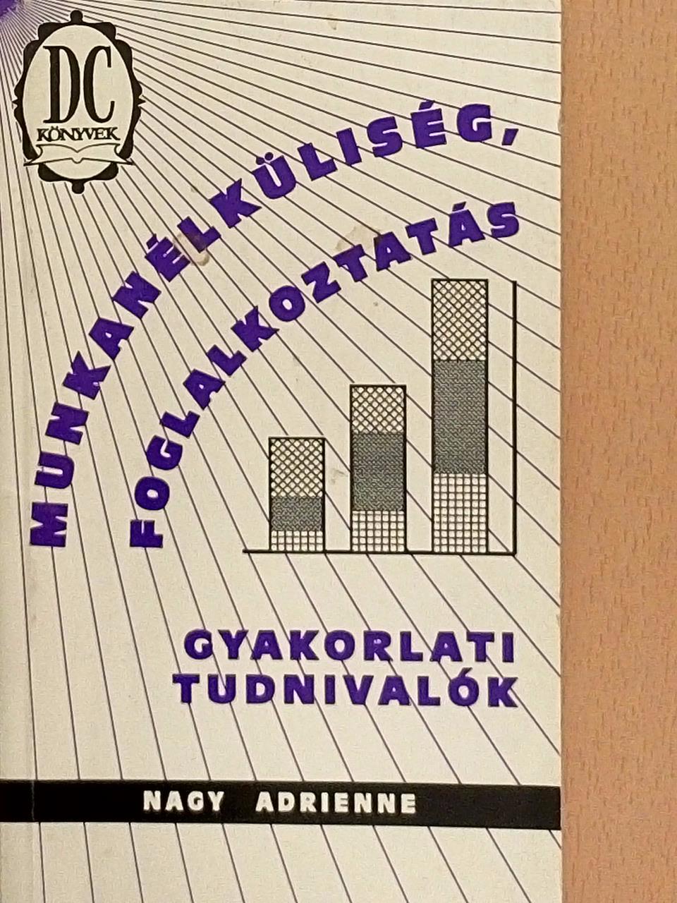Nagy Adrienne - Munkanélküliség, foglalkoztatás [antikvár]