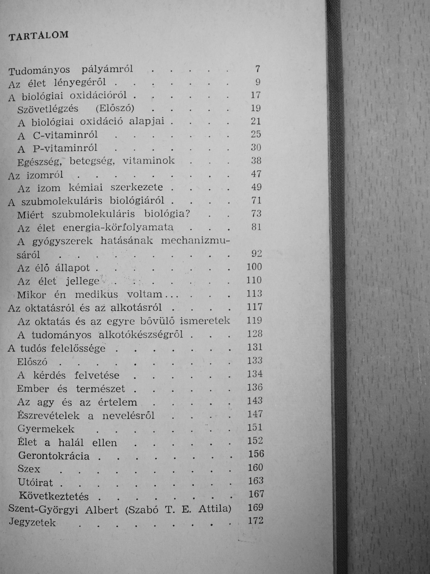 Szent-Györgyi Albert - Az élő állapot [antikvár]