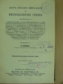 Hans Fischer - Hoppe-Seyler's Zeitschrift für Physiologische Chemie 1927/1-6 [antikvár]