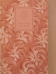 Jakob Michael Reinhold Lenz - Erzählungen und Briefe [antikvár]