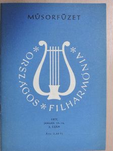 Országos Filharmónia Műsorfüzet 1977/2. [antikvár]