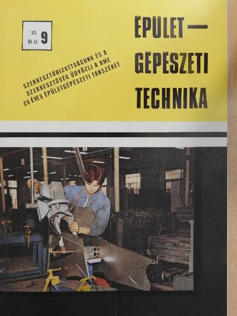 Dömötör Zoltán - Épületgépészeti Technika 1975/9. [antikvár]