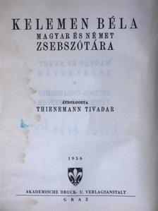 Kelemen Béla magyar és német zsebszótára I-II. [antikvár]