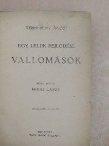 Strindberg Ágost - Egy lélek fejlődése V. [antikvár]