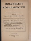 Csertő György - Bölcseleti Közlemények 10. [antikvár]