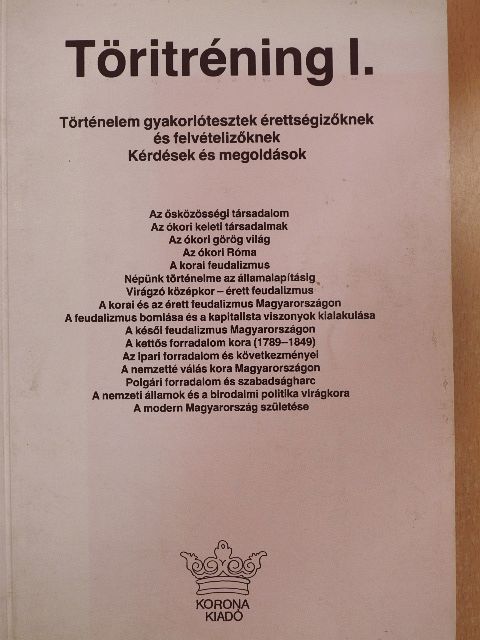 Szabó István - Töritréning I. [antikvár]