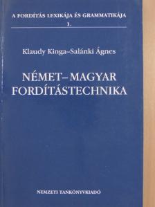Klaudy Kinga - Német-magyar fordítástechnika [antikvár]