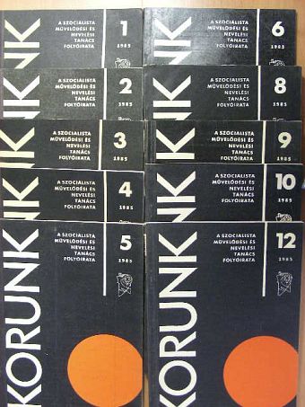 Korunk 1985. (nem teljes évfolyam) [antikvár]