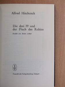 Alfred Hitchcock - Die drei ??? und der Fluch des Rubins [antikvár]