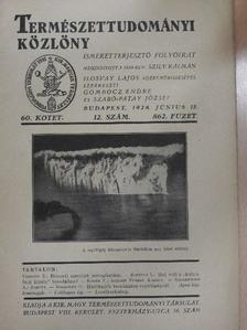 Bogdánfy Ödön - Természettudományi Közlöny 1928. június 15. [antikvár]