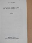 Joe Lederer - Letzter Frühling [antikvár]