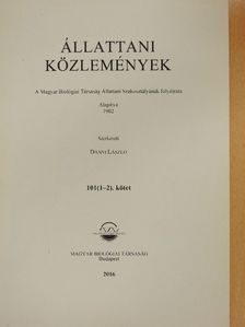 Novák János - Állattani Közlemények 101/1-2. [antikvár]