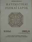 Gyimesi Róbert - Középiskolai matematikai és fizikai lapok 1993. április [antikvár]