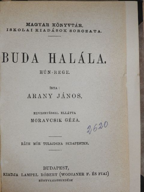 Arany János - Buda halála [antikvár]