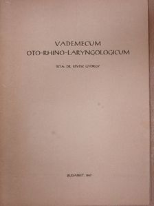 Dr. Révész György - Vademecum Oto-Rhino-Laryngologicum [antikvár]