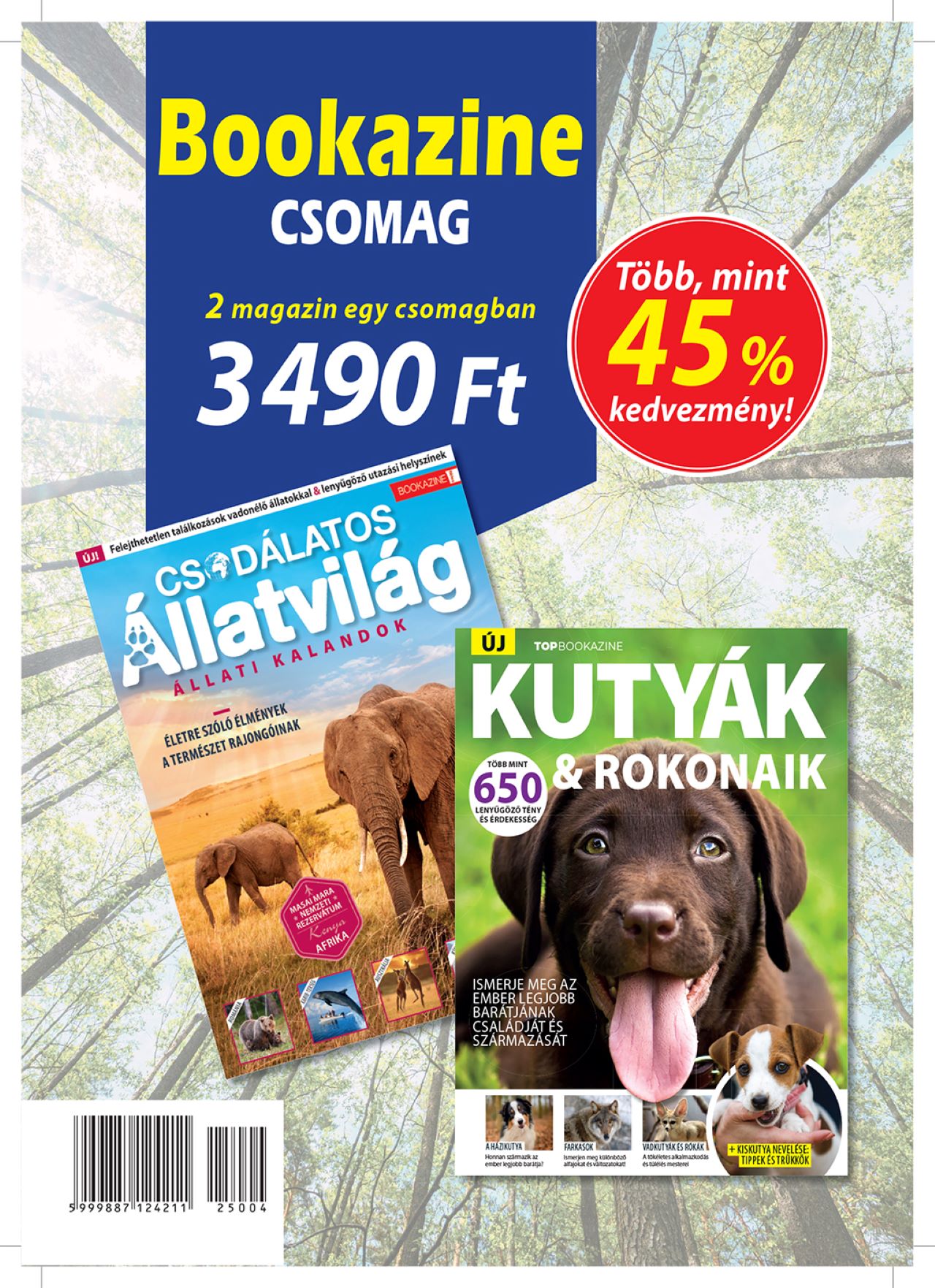IQ Press kiadó[szerk.] - bookazine csomag - Füles Bookazine 24/1: Csodálatos állatvilág + Top Bookazine 22/5: Kutyák