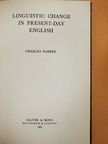 Charles Barber - Linguistic Change in Present-Day English [antikvár]