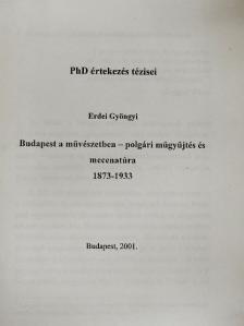 Erdei Gyöngyi - Budapest a művészetben [antikvár]