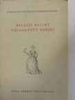 Balassi Bálint - Balassi Bálint válogatott versei [antikvár]