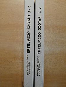 Dr. Kovács Magda - Mikroszámítógépek alkalmazása értelmező szótár 1-2. [antikvár]
