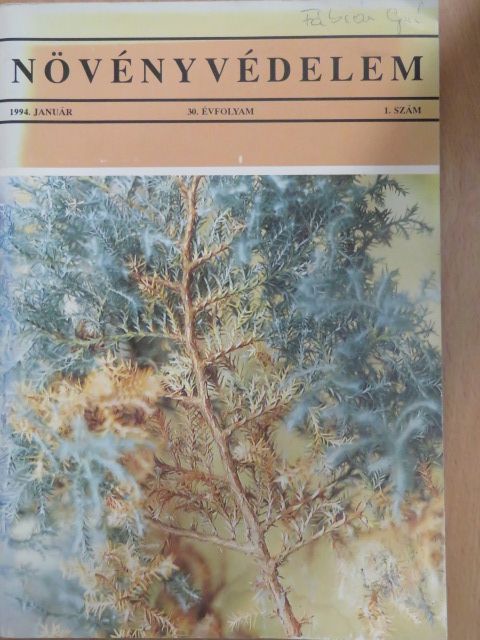 A. Gimesi - Növényvédelem 1994. január [antikvár]