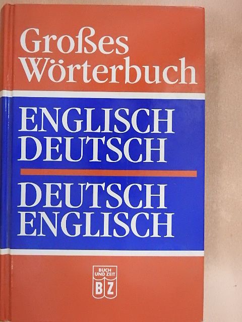 Englisch-Deutsch/Deutsch-Englisch Großes Wörterbuch [antikvár]