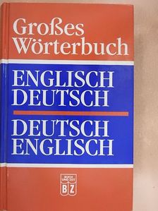 Englisch-Deutsch/Deutsch-Englisch Großes Wörterbuch [antikvár]