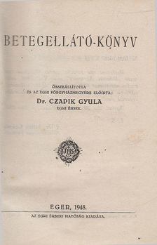 Dr. Czapik Gyula (összeál.) - Betegellátó-könyv [antikvár]