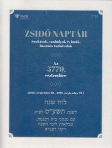 Cseh Viktor (szerk.) - Zsidó naptár az 5779. esztendőre [antikvár]