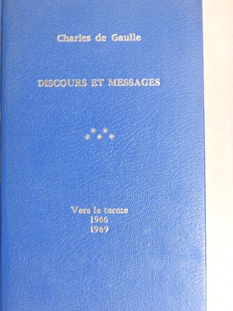Charles de Gaulle - Discours et Messages V. [antikvár]