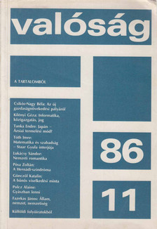 Kőrösi József - Valóság 1986/11. [antikvár]